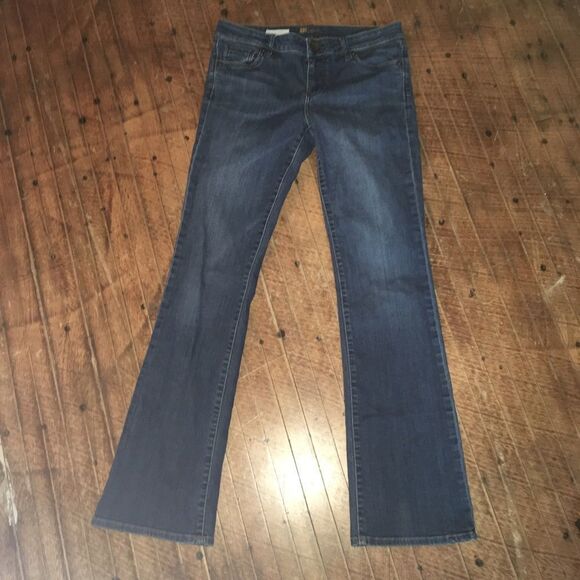 Kut from the Kloth Farrah baby boot dark wash size 6 jeans - Picture 2 of 5